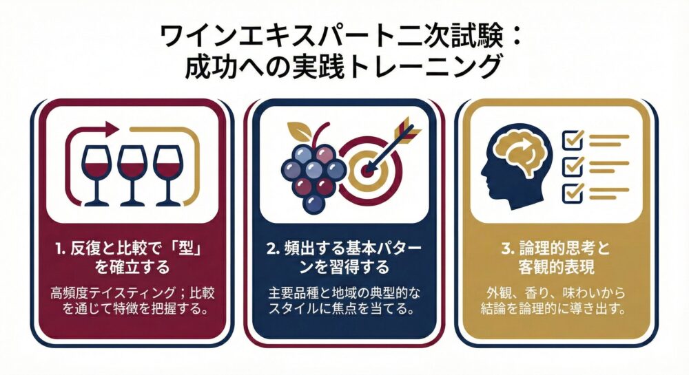 ワインエキスパート二次試験　独学で合格する方法を一発合格者が紹介