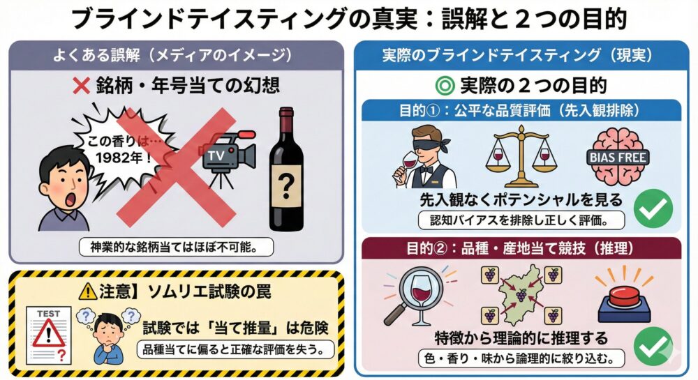 ワインのブラインドテイスティングとは？初心者向けに解説！