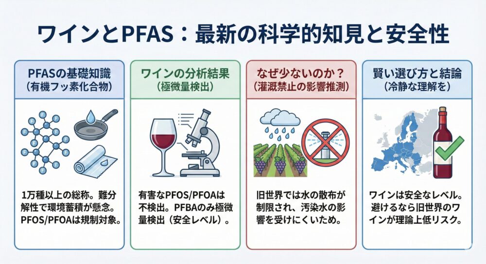 PFASはワインに入っている？最新データを解説
