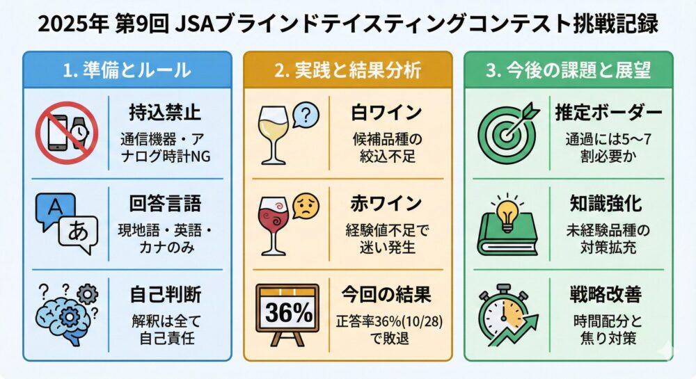 第9回　J.S.A.ブラインドテイスティングコンテスト予選に挑戦した