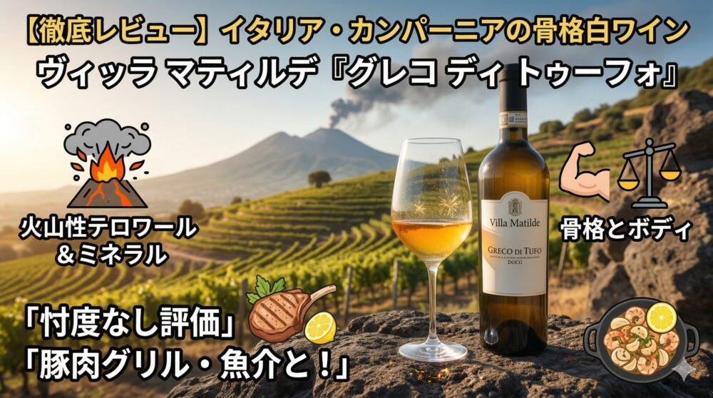 火山のニュアンスがとても強く残る、グレーコの紹介です。