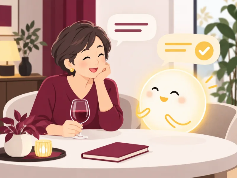 AIコーチと振り返りをするイラスト
